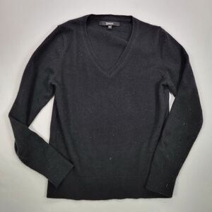 Quince Classic Black Knit Sweater